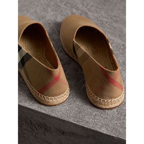 burberry check canvas espadrilles|Shop Burberry Check Print Espadrilles .